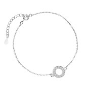 Bratara argint cu cerc si pietre DiAmanti Z1171B-DIA